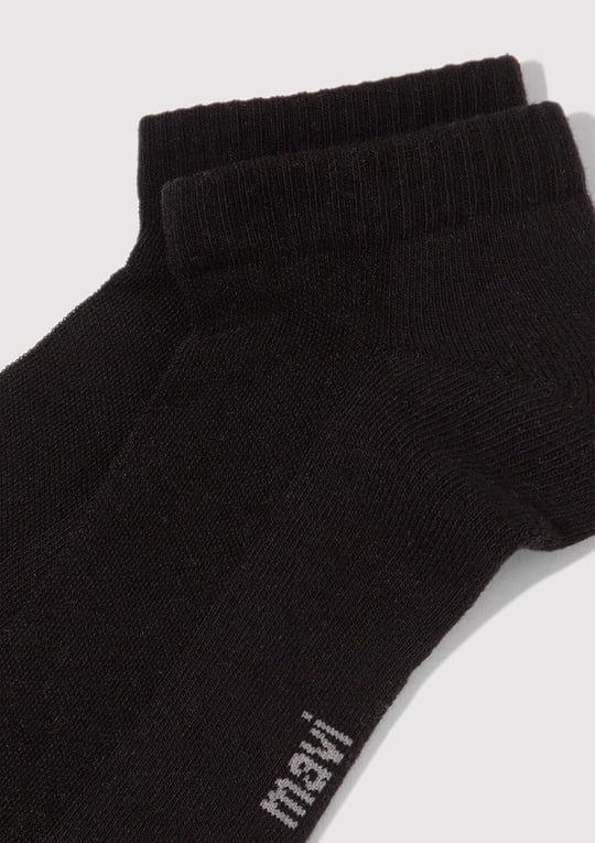Mavi Siyah Havlu Patik Çorap 091992-900 Siyah-900 One Size