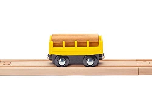 Maxim Enterprise ahşap Demiryolu LOG Car.