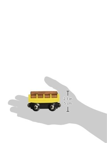 Maxim Enterprise ahşap Demiryolu LOG Car.