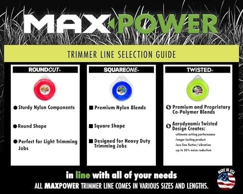 MaxPower 338814 0,095 inç Premium Bükülmüş Düzeltici Hattı, 200-Ayak Uzunluğu