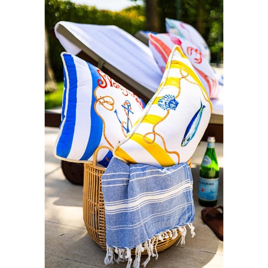 Maxxdeco 43x43 Cm Halat Biyeli Kırlent Kılıfı