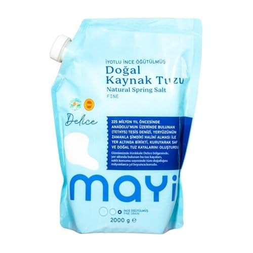 Mayi Tuz Öğütülmüş Sofra Tuzu İyotlu 2000 Gr