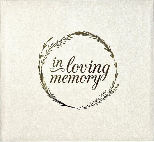 MCS Loving Memorial Fotoğraf Albümü, 13,5 x 12,5 cm, Fildişi