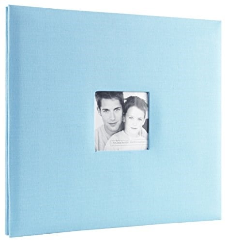 MCS MBI Fashion Stoff 30,48 cm 30 cm (30 cm) sayfa Top Load Scrapbook fotoğraf açıklığı ile, gök mavisi, 12 by 12