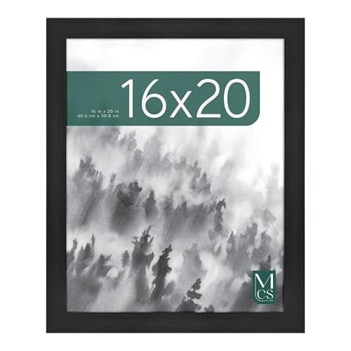 MCS Müze Poster Çerçevesi 16x20 Oniks, Dikey ve Yatay Duvara Asmalı Fotoğraflar, Posterler ve Sanat Baskıları için Büyük Res - Seçenekler: 11 x 17 in, 12 x 18 in, 13 x 19 in, 14 x 22 in, 16 x 20 in...
