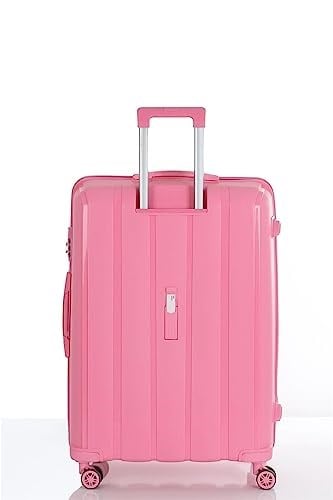 MÇS Polipropilen Büyük Boy Valiz V305 76 Cm Pembe
