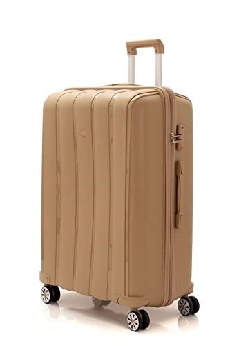MÇS Polipropilen Üçlü Valiz Seti V305 Şampanya