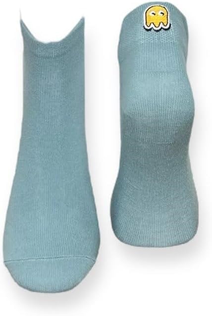 Me-vo Tekli Su Mavisi Renkli Unisex Esnek Nem Alabilen Pamuklu Düz Patik Çorap
