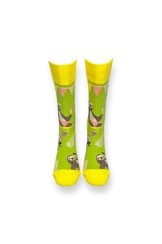 Me-vo Tekli Yeşil Renkli Bay/Bayan Unisex Esnek Nem Alabilen Pamuklu Koala Desenli Soket Çorap