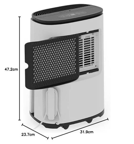 MeacoDry Arete 10L Nem Alma ve Hava Temizleme Cihazı