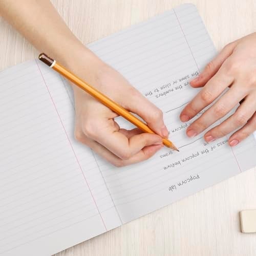 Mead Kompozisyon Defterleri, 6lı Paket, Geniş Çizgili Kağıt, 7-1/2 
