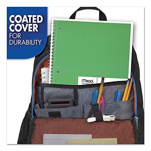 Mead Spiral Notebooks, 1 Subject, College Ruled Paper, 70 Yaprak, Renkli Not Defterleri, Çizgili Kağıt, Ev Okul Malzemeleri & K-12, 10 1/2