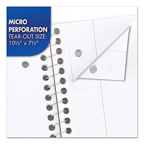 Mead Spiral Notebooks, 1 Subject, College Ruled Paper, 70 Yaprak, Renkli Not Defterleri, Çizgili Kağıt, Ev Okul Malzemeleri & K-12, 10 1/2