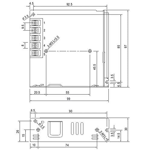 Mean Well LRS-75-12