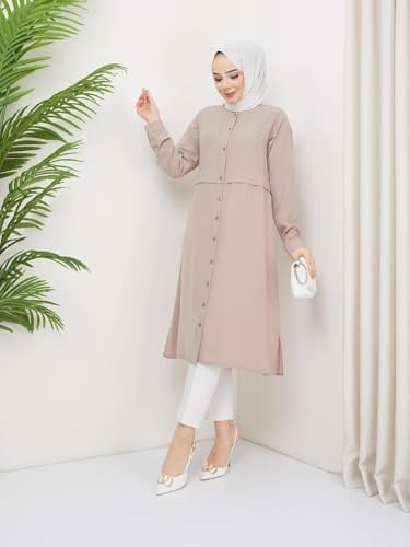 Medine Ipeği Tunik- Pudra