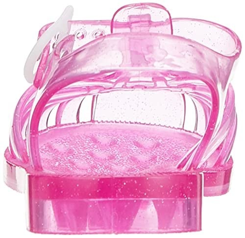 Meduse Sun Rose Paillete - Şeffaf Pembe Kız Çocuk Sandalet