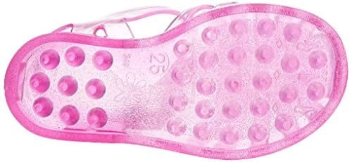 Meduse Sun Rose Paillete - Şeffaf Pembe Kız Çocuk Sandalet