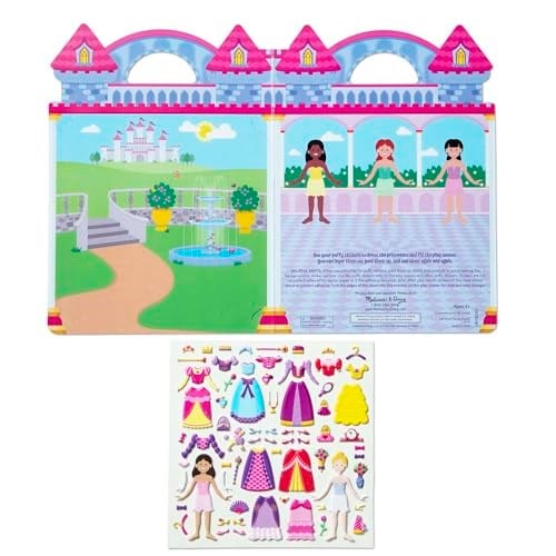 Melissa & Doug – 19100 – tekrar kullanılabilir Gummisticker Prenses
