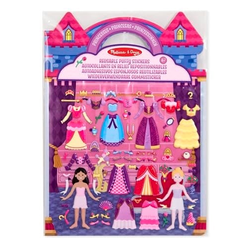 Melissa & Doug – 19100 – tekrar kullanılabilir Gummisticker Prenses