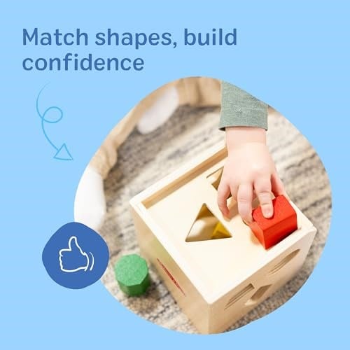 Melissa & Doug - Ahşap Küp Şekil Bulmaca (10575)
