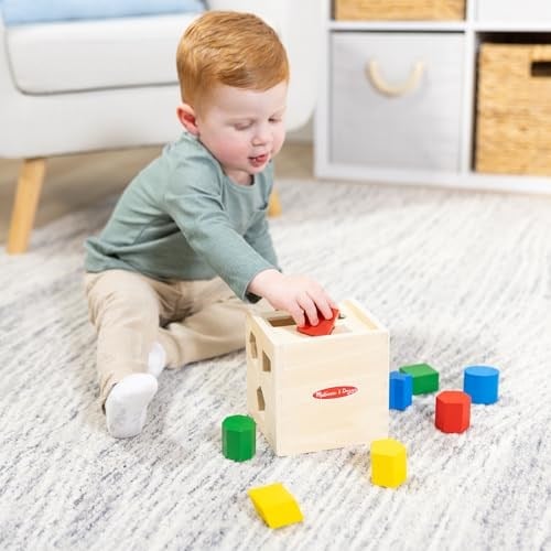 Melissa & Doug - Ahşap Küp Şekil Bulmaca (10575)