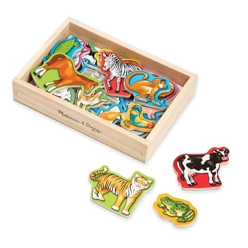 Melissa & Doug - Ahşap Mıknatıslı Hayvanlar (10475)