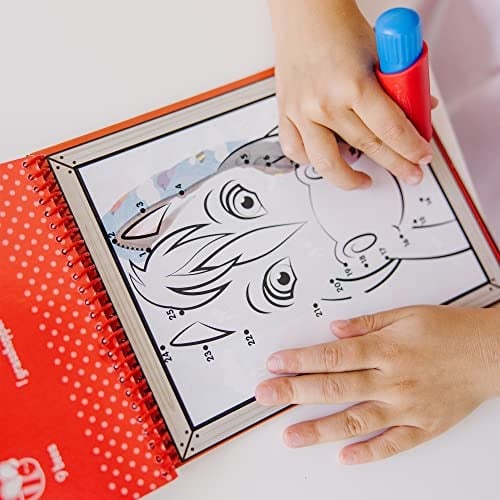 Melissa & Doug Water Wow Su Ile Boyama Kitabı, Çiftlik Noktaları Birleştir (19485)