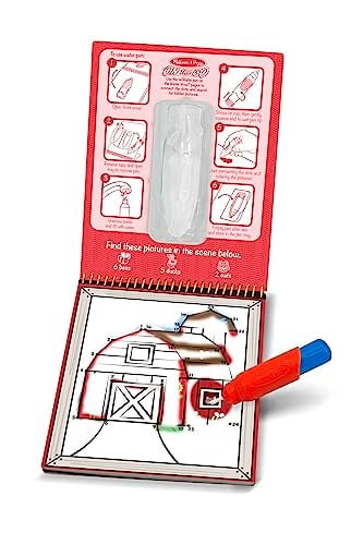Melissa & Doug Water Wow Su Ile Boyama Kitabı, Çiftlik Noktaları Birleştir (19485)
