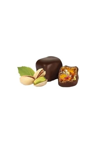 Melodi Bitter Çikolatalı Duble Fıstıklı Lokum 250 gr