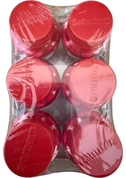 Mentos Sours Çilek Aromalı C Vitaminli Tablet Şekerleme, 49g * 6 Adet