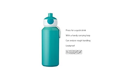 MEPAL Campus Little Dutch içecek şişesi, 400 ml, bulaşık makinesinde yıkanabilir, plastik, Sailors Bay, 107410065244