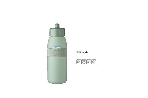 Mepal Ellipse Nordic Denim Sports su şişesi – 500 ml kapasite – Spor ve eğlence için pratik su şişesi – yumuşak çekmeli ağız parçası – bulaşık makinesinde yıkanabilir