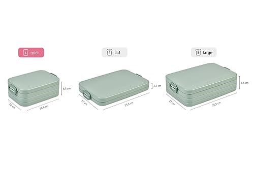Mepal Rosti Lunchbox Take A Break Midi – Plastik, denim, 18.5 