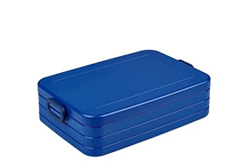 Mepal - Yemek kutusu Take A break large – bölmeli beslenme kutusu – 8 adede kadar tereyağı ekmeği için uygundur – yemek hazırlama için ideal –  - Seçenekler: Medium, Bento Lunchbox large TAB, large...