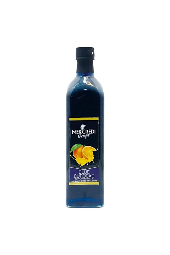 MERCREDI Blue Curacao Turunç Kahve ve Kokteyl Şurubu 750 ml