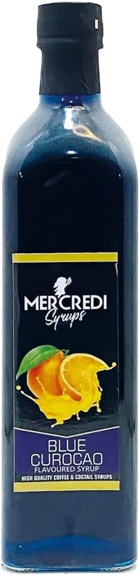 MERCREDI Blue Curacao Turunç Kahve ve Kokteyl Şurubu 750 ml