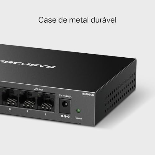 Mercusys MS108GS, 8-Port Gigabit Desktop Switch