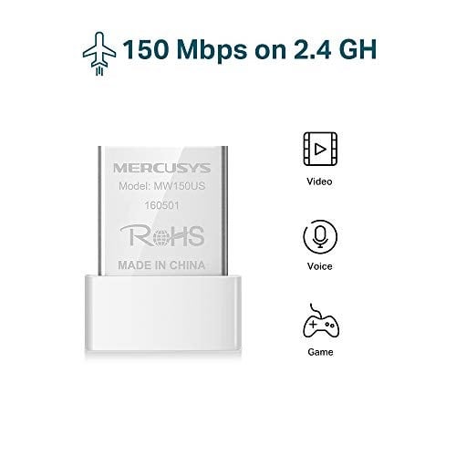 Mercusys MW150US, N150 Wireless Nano USB Adaptör