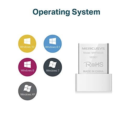 Mercusys MW150US, N150 Wireless Nano USB Adaptör