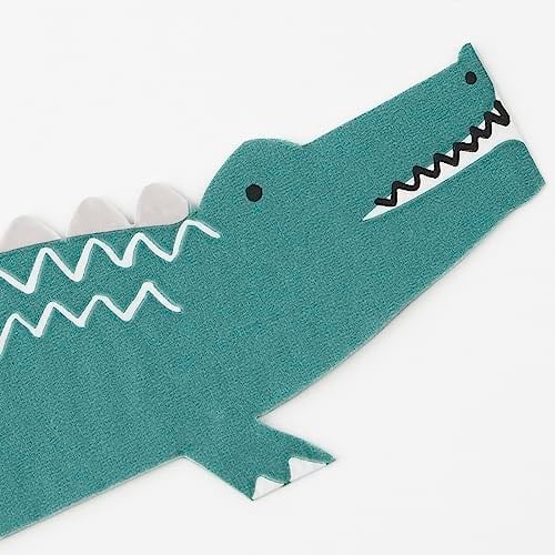 Meri Meri - Crocodile Napkins - Timsah Peçeteler - 16lı