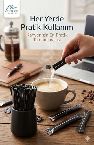 Merpak Şeker Stick Siyah 3 gr x 1000 Adet
