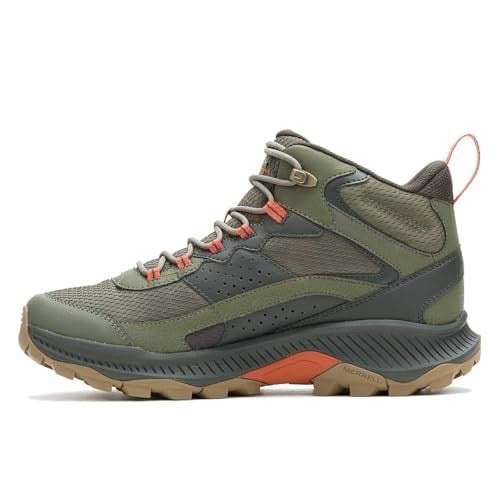 Merrell J037819 SPEED STRIKE 2 MID GTX Erkek Outdoor Bot haki turuncu