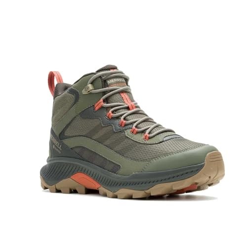 Merrell J037819 SPEED STRIKE 2 MID GTX Erkek Outdoor Bot haki turuncu