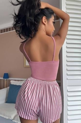 Merry See Askılı Sleep Basklı Sortlu Pijama Takımı