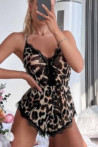 Merry See Leopar Tulum Gecelik Pijama