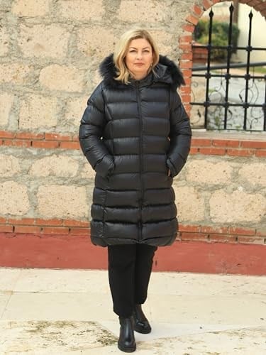 MERYEM KADIN BÜYÜK BEDEN ŞİŞME MONT