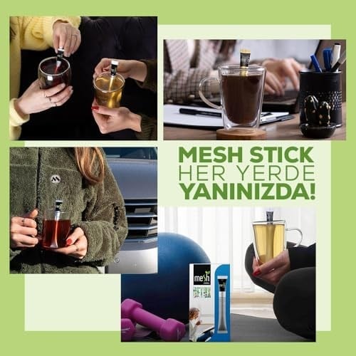 Mesh Stick Zencefil Limon Bitki Çayı 2 Paket Bir Arada