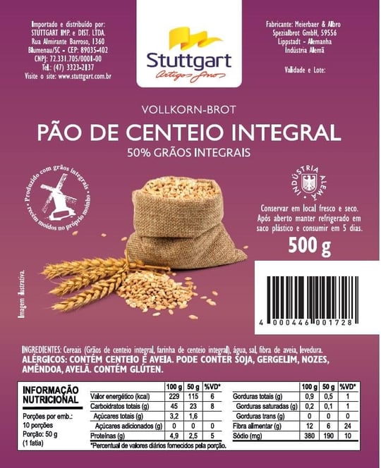 Mestemacher Tam Tahilli Çavdar Ekmeği 500 G