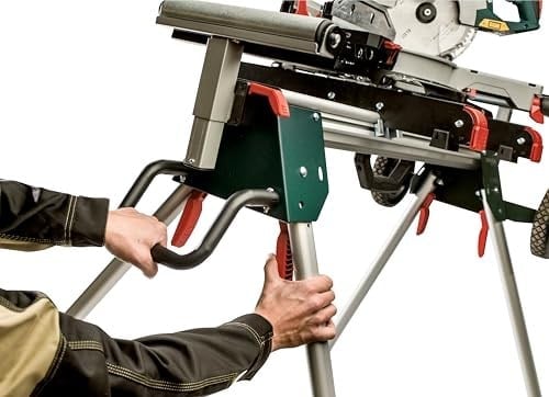 Metabo Untergestell für Kappsäge KSU 251 (Leichter Maschinenständer bis 250 Kilogramm, Länge bis 250 Zentimeter, Längenverstellbar und Höhenverstellbar) 629005000