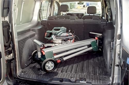 Metabo Untergestell für Kappsäge KSU 251 (Leichter Maschinenständer bis 250 Kilogramm, Länge bis 250 Zentimeter, Längenverstellbar und Höhenverstellbar) 629005000